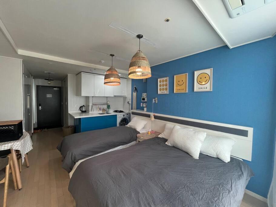 Haeundae Beach Stay #2Min Walk #2Beds Busan Luaran gambar
