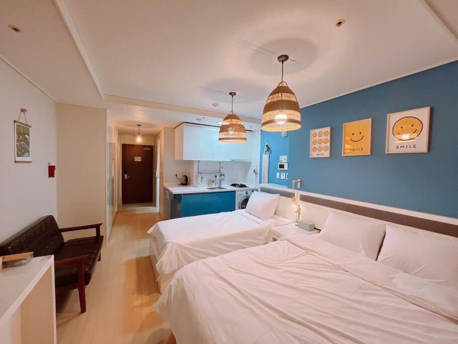 Haeundae Beach Stay #2Min Walk #2Beds Busan Luaran gambar